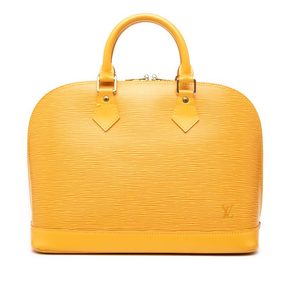Louis Vuitton B Louis Vuitton Yellow Epi Leather Leather Epi Alma PM France