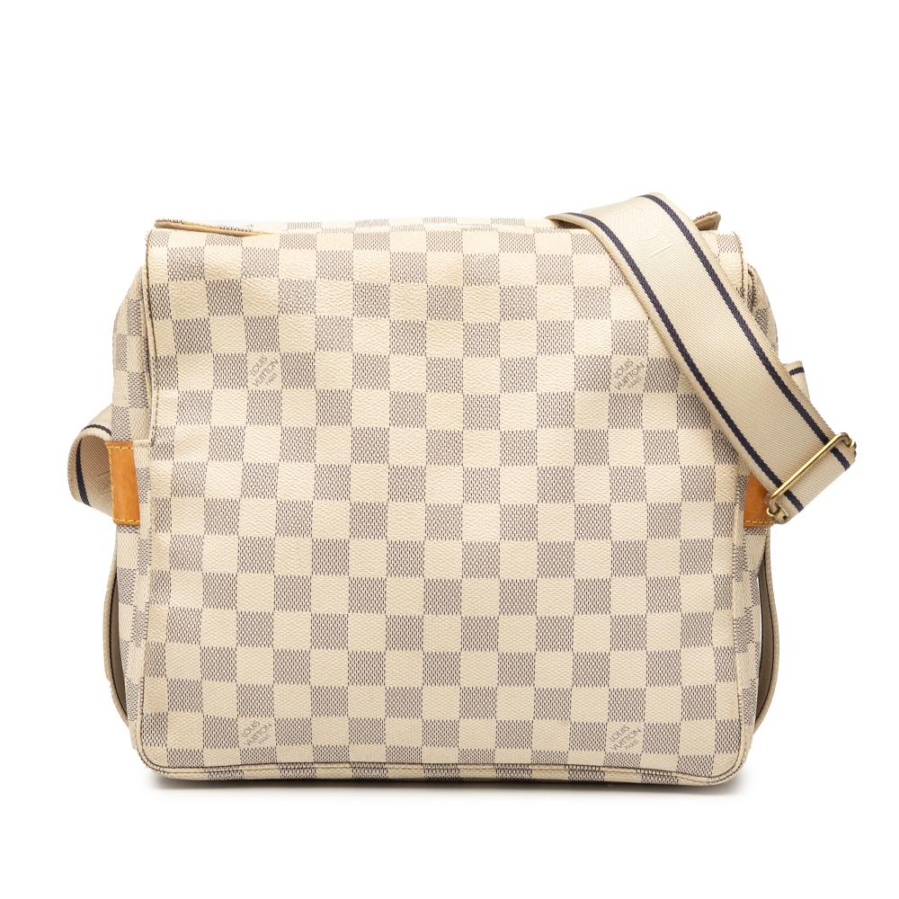 Louis Vuitton B Louis Vuitton White Damier Canvas Fabric Damier Azur Naviglio France