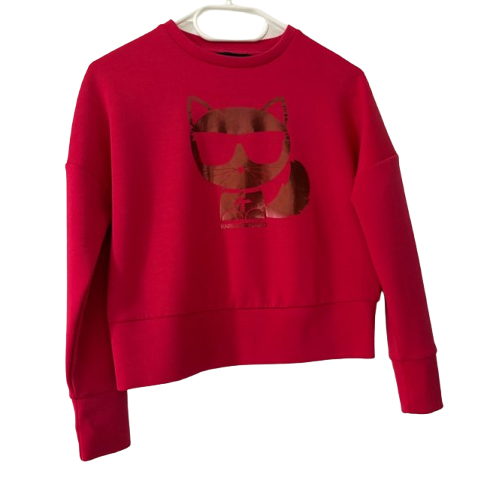 Karl Lagerfeld Cropped Sweatshirt
