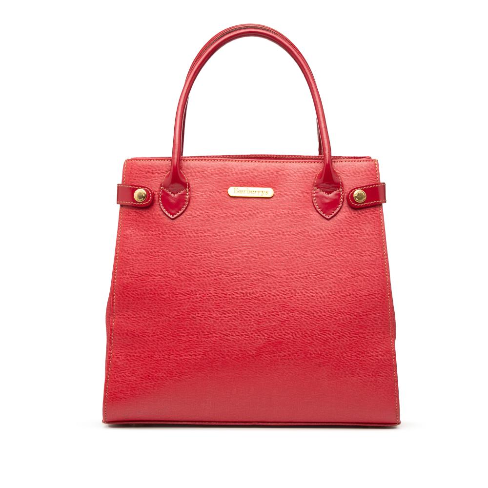 Burberry B Burberry Red Calf Leather Handbag United Kingdom