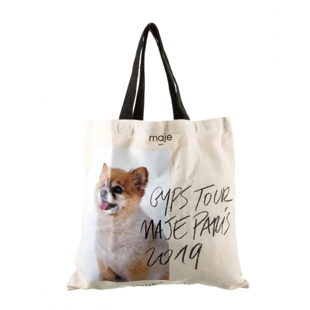 Maje Sac fourre-tout Gyps Tour en toile, neuf avec étiquettes
