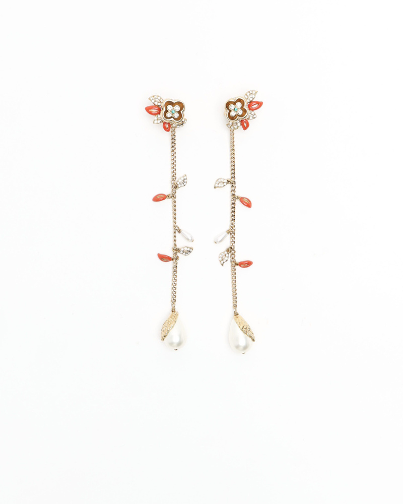 Louis Vuitton Miss Windsor Pearl Dangle Earrings