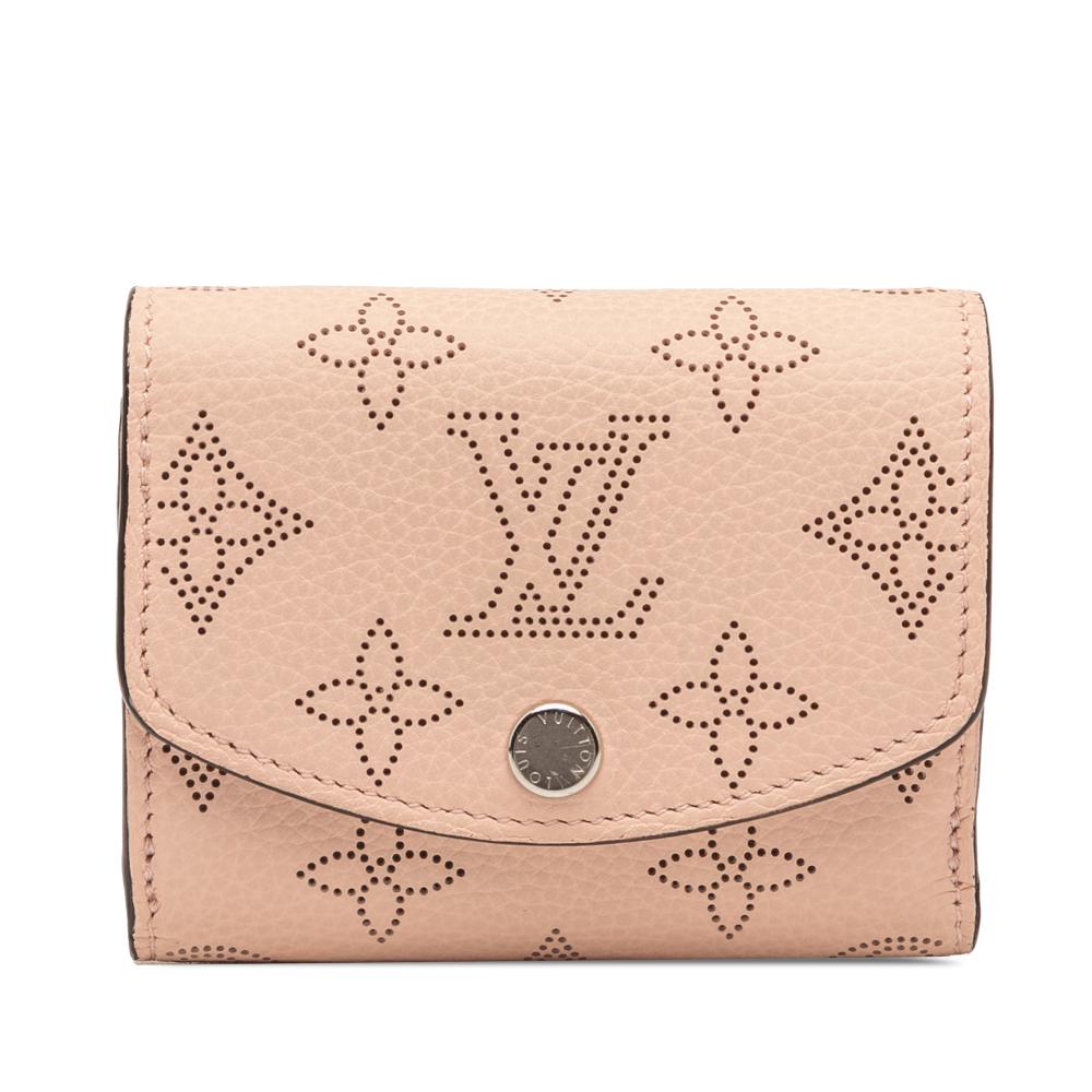 Louis Vuitton AB Louis Vuitton Pink Light Pink Calf Leather Monogram Mahina Iris XS France