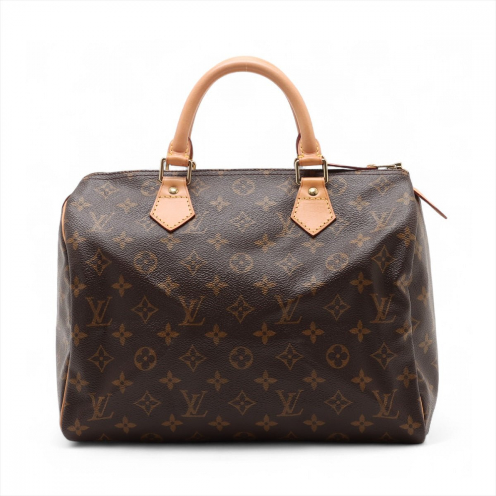 Louis Vuitton Speedy 30 Canvas Vintage Trunk Handbag Monogram