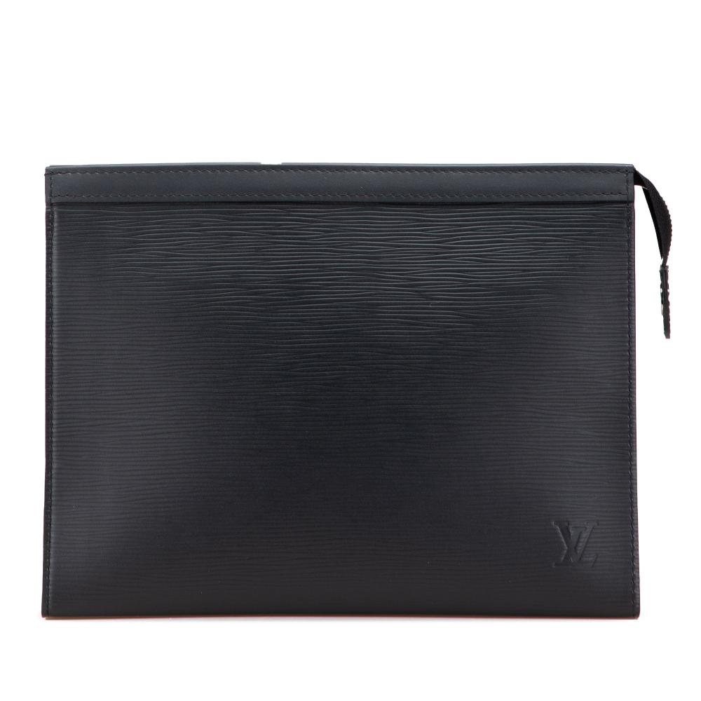 Louis Vuitton AB Louis Vuitton Black Epi Leather Leather Epi Pochette Voyage MM France
