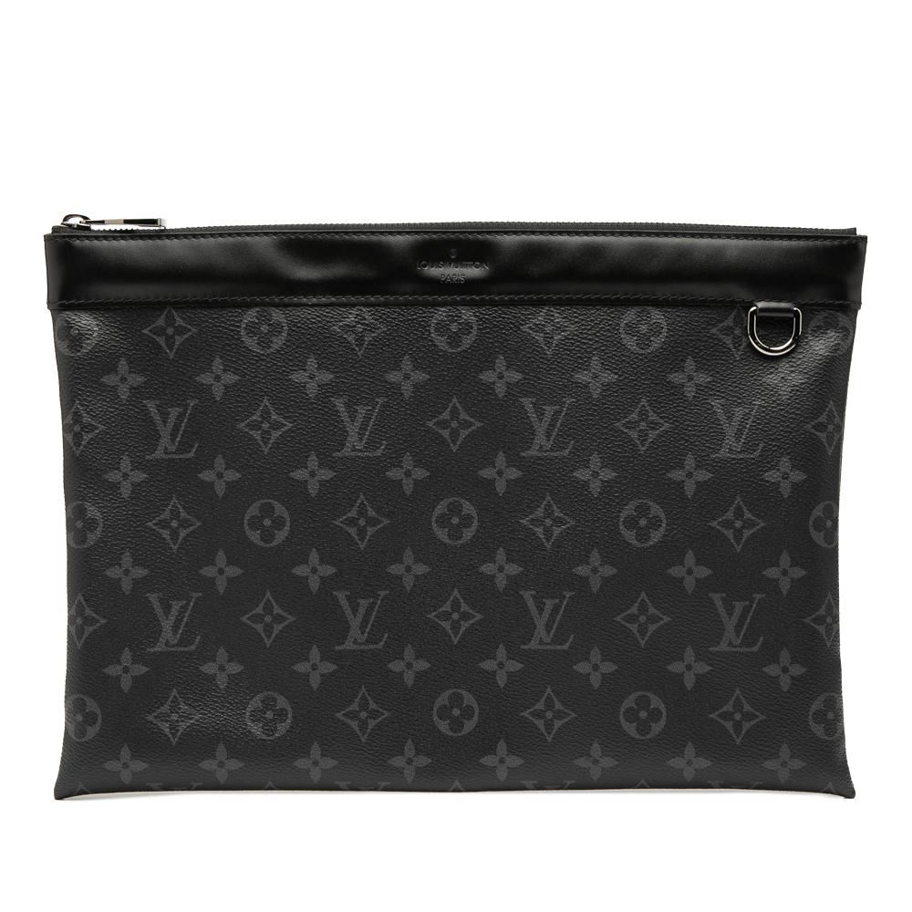 Louis Vuitton B Louis Vuitton Black Monogram Canvas Fabric Monogram Eclipse Discovery Pochette GM France