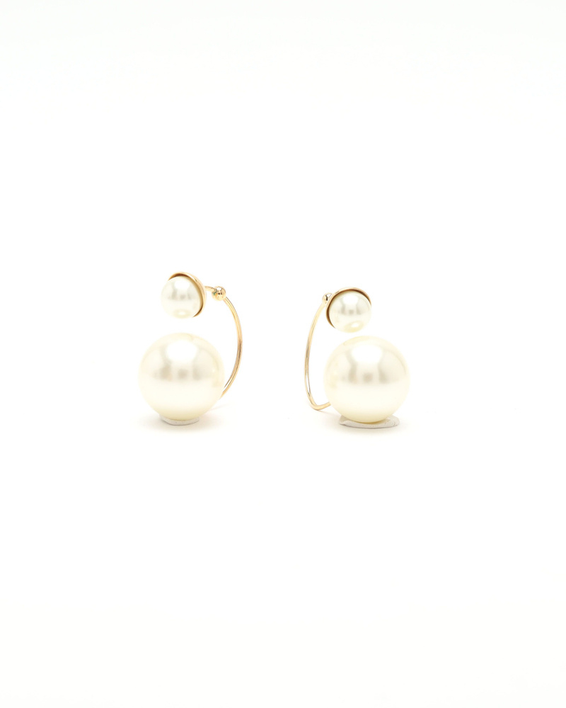 Christian Dior Pearl Tribales Earrings