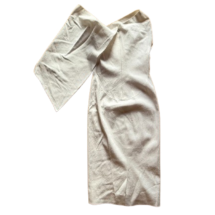 Tom Ford Incroyable robe à épaulettes à capuchon