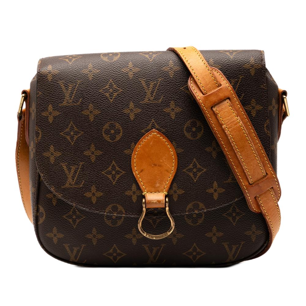 Louis Vuitton B Louis Vuitton Brown Monogram Canvas Fabric Monogram Saint Cloud GM France