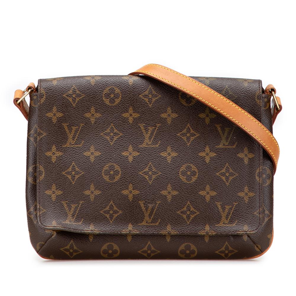 Louis Vuitton B Louis Vuitton Brown Monogram Canvas Canvas Monogram Musette Tango Long Strap Spain