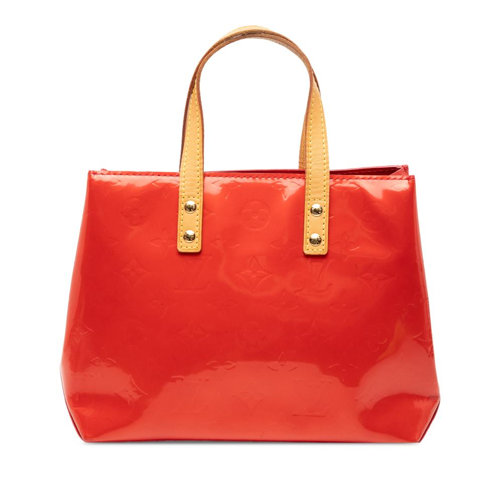 Louis Vuitton B Louis Vuitton Red Vernis Leather Leather Monogram Vernis Reade PM France