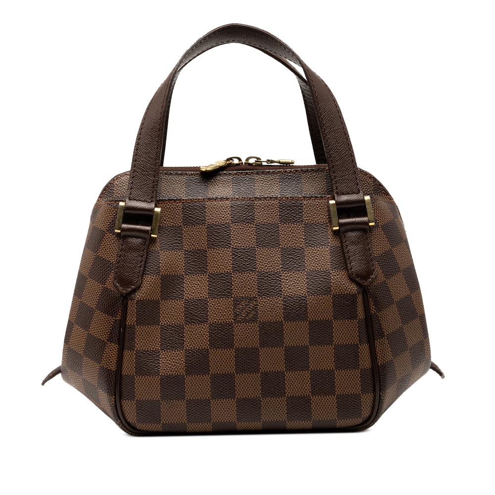 Louis Vuitton B Louis Vuitton Brown Damier Canvas Fabric Damier Ebene Belem PM France