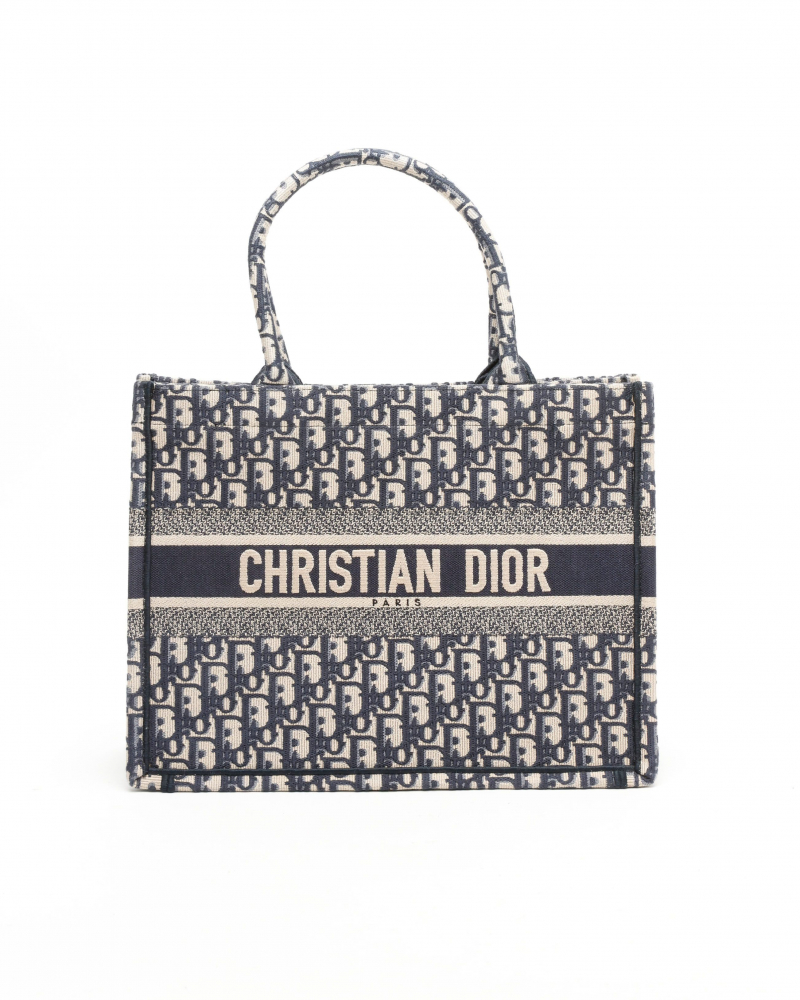 Christian Dior Medium Oblique Book Tote Bag