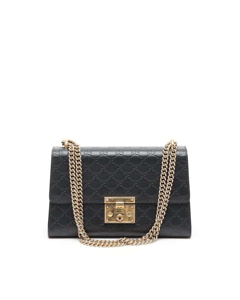 Gucci Large Padlock Guccissima Bag