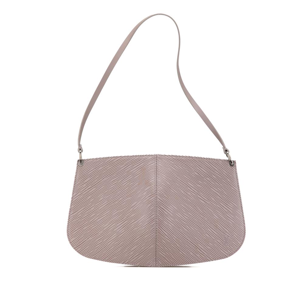 Louis Vuitton B Louis Vuitton Purple Lilac Epi Leather Leather Epi Demi Lune Pochette France