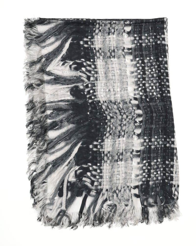 Chanel 190x130 Coco Mark Silk Scarf