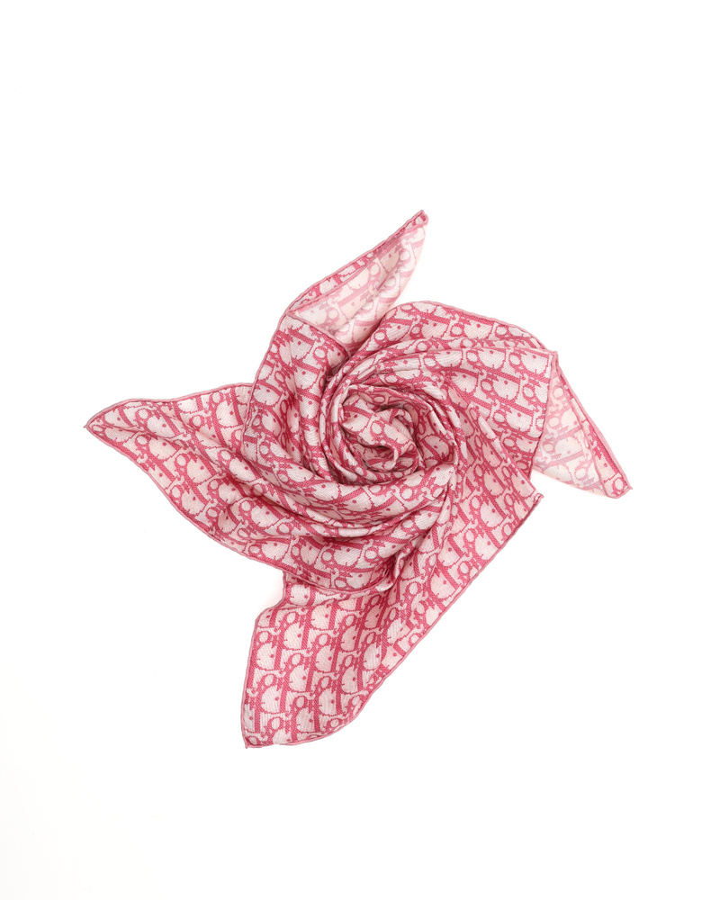 Christian Dior 65 Oblique Slik Scarf