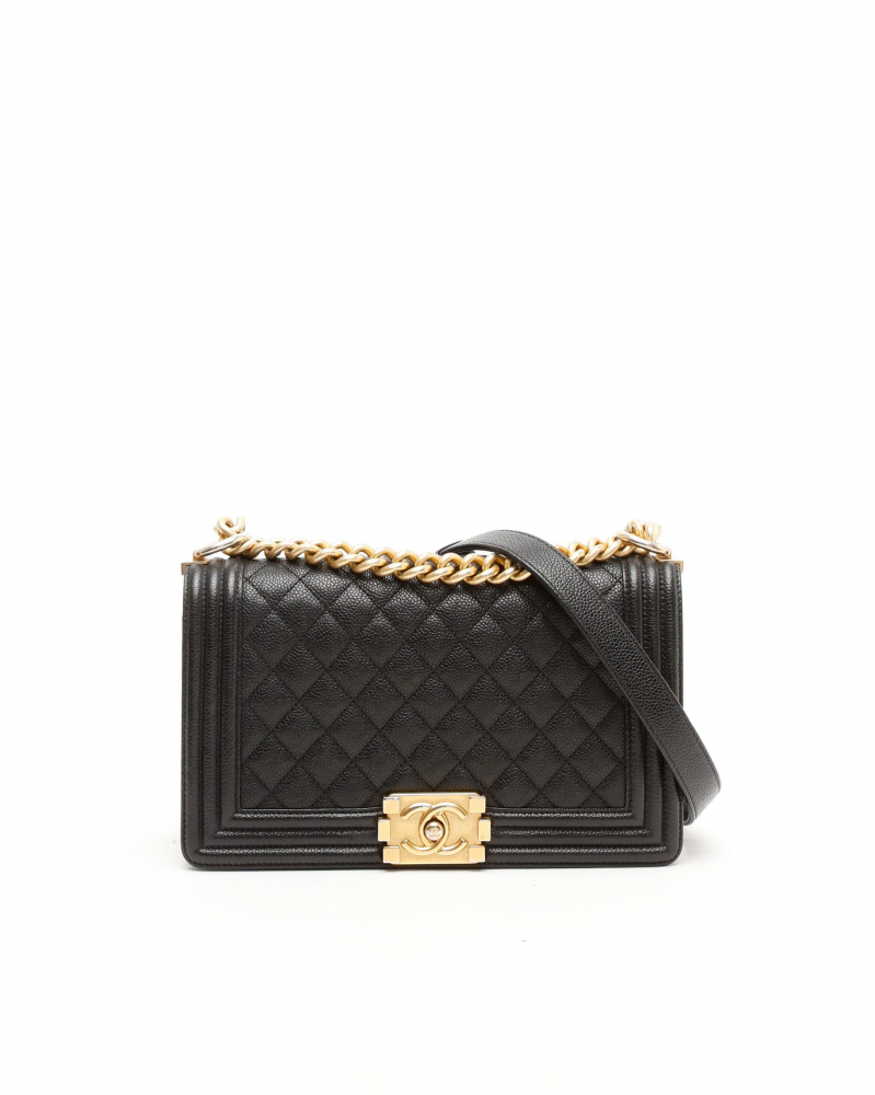 Chanel Caviar Medium Boy Bag