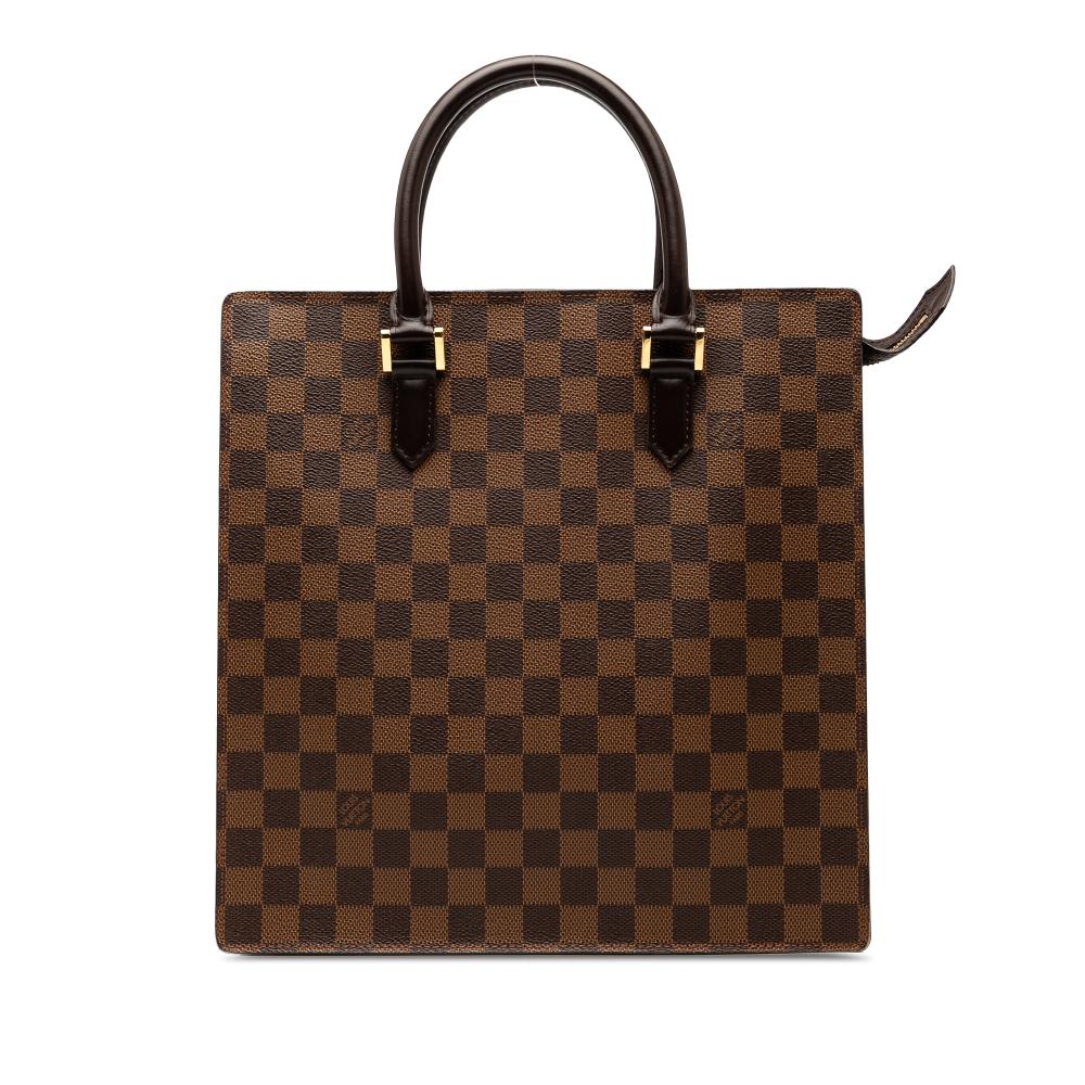Louis Vuitton B Louis Vuitton Brown Damier Canvas Fabric Damier Ebene Venice Sac Plat France
