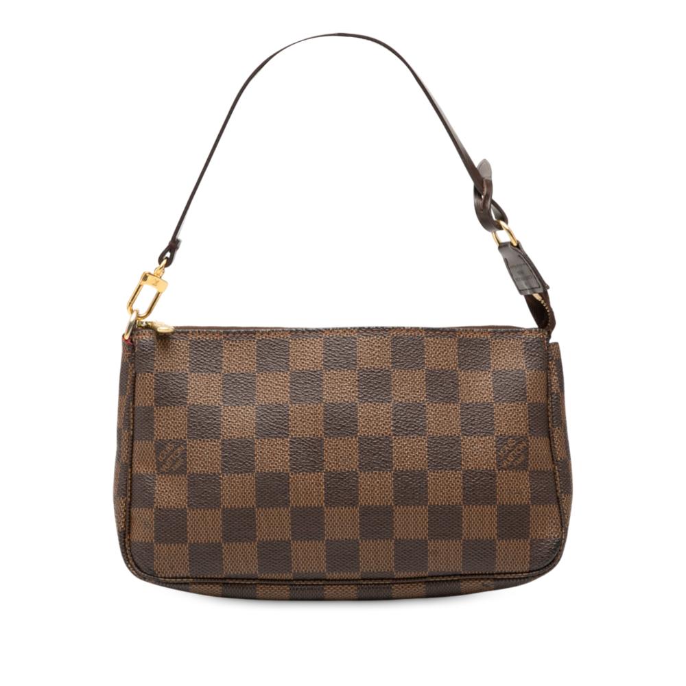 Louis Vuitton B Louis Vuitton Brown Damier Canvas Fabric Damier Ebene Pochette Accessoires Spain
