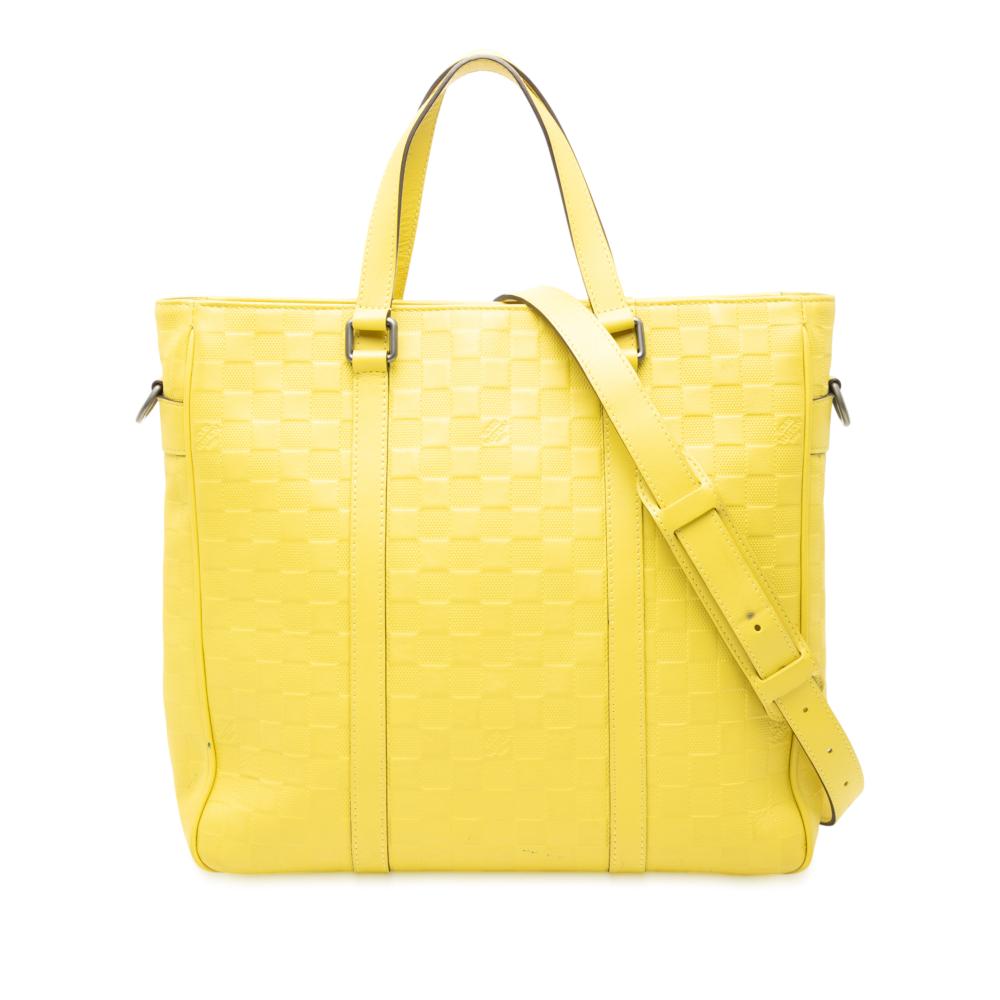Louis Vuitton B Louis Vuitton Yellow Calf Leather Damier Infini Tadao Spain