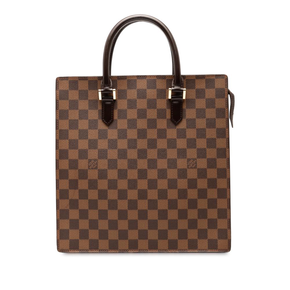 Louis Vuitton B Louis Vuitton Brown Damier Canvas Fabric Damier Ebene Venice Sac Plat France