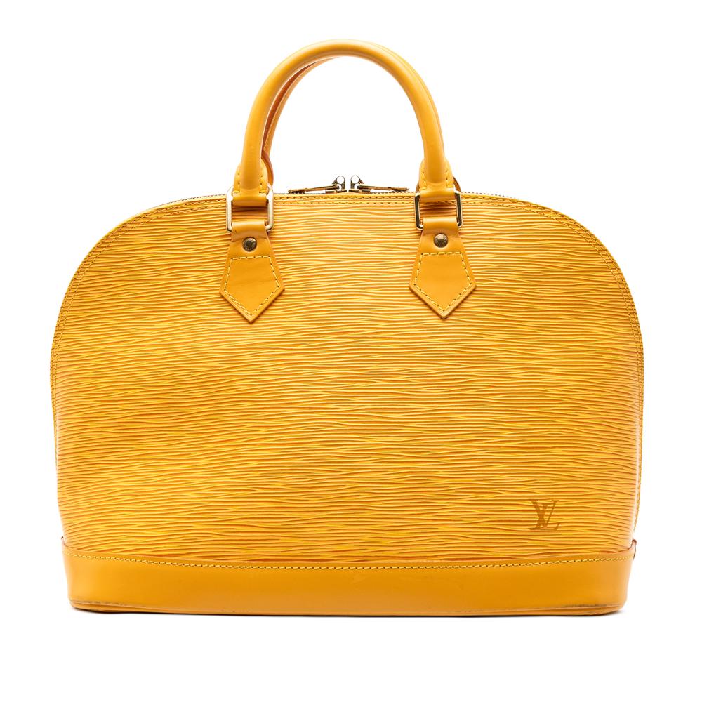 Louis Vuitton B Louis Vuitton Yellow Epi Leather Leather Epi Alma PM France