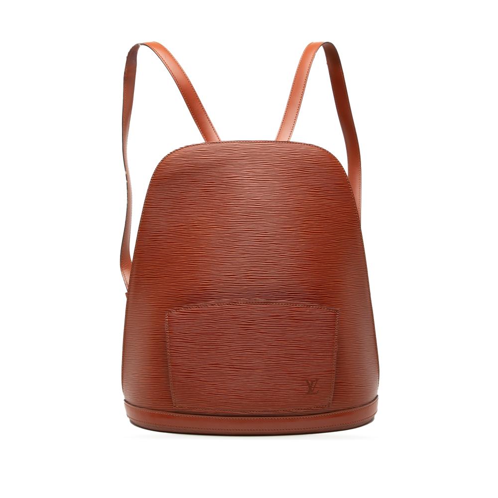 Louis Vuitton B Louis Vuitton Brown Epi Leather Leather Epi Gobelins France