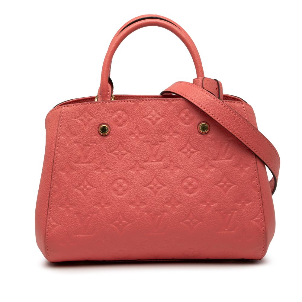 Louis Vuitton B Louis Vuitton Pink Blush Monogram Empreinte Leather Montaigne BB France