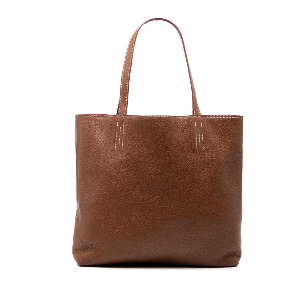 Hermès B Hermès Brown Calf Leather Clemence Double Sens 36 France
