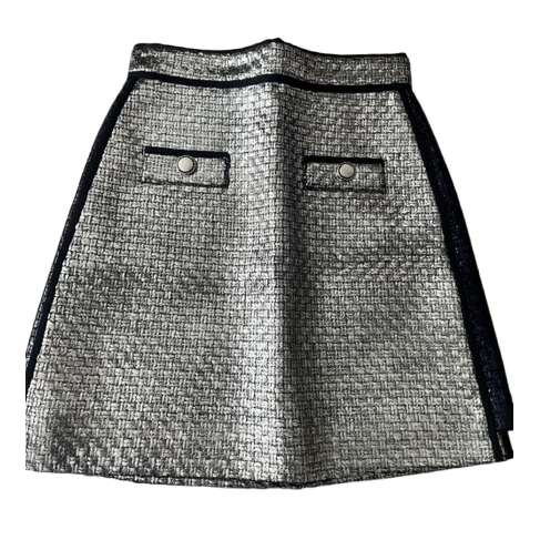 MSGM Silberner Rock Größe M