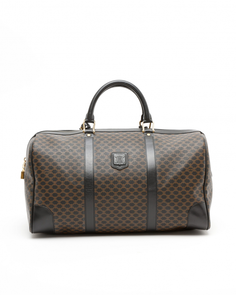 Celine Céline Macadam Boston Bag