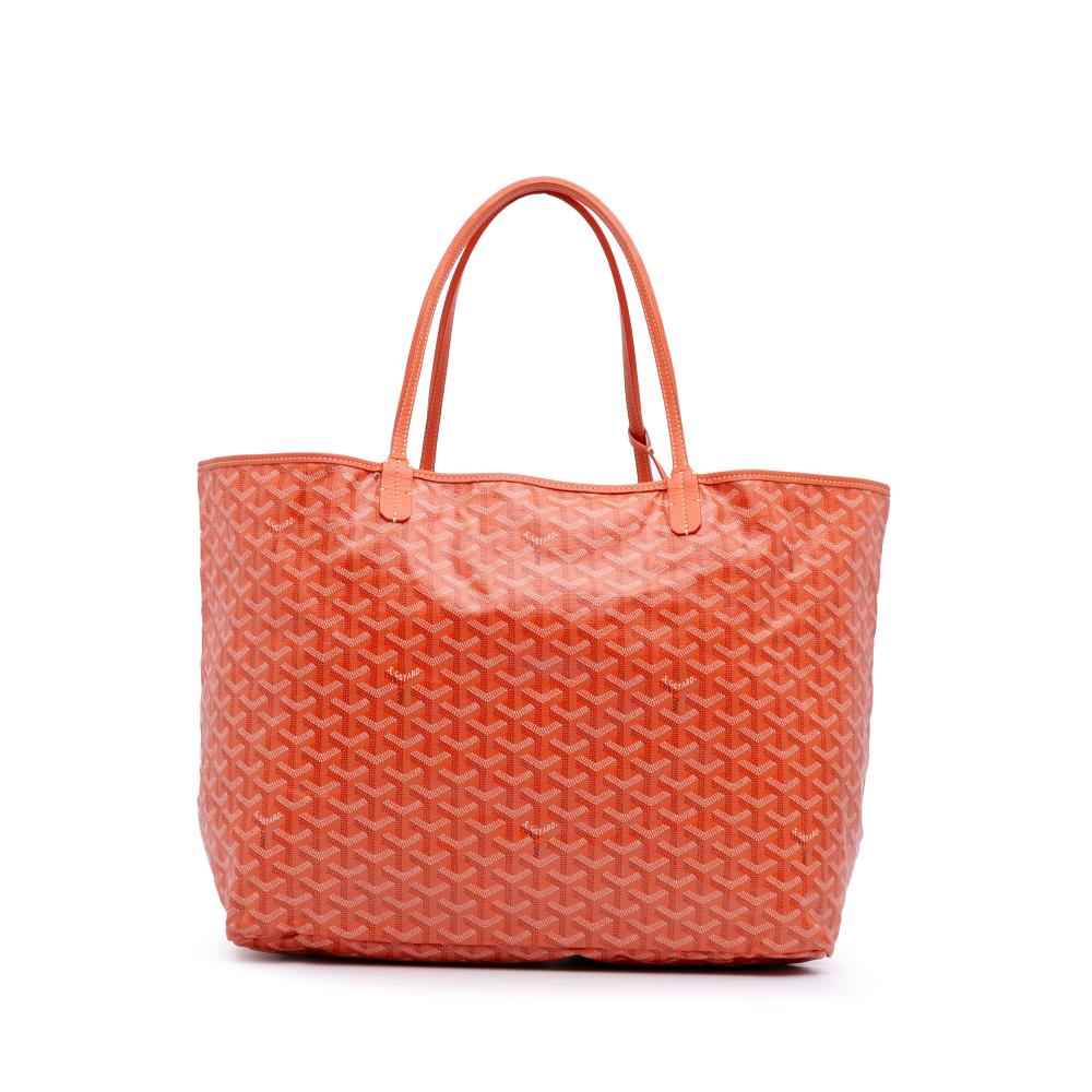 Goyard AB Goyard Orange Coated Canvas Fabric Goyardine Saint Louis GM France