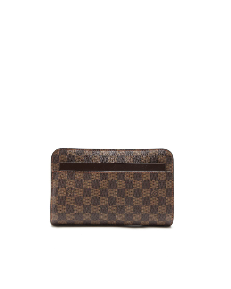 Louis Vuitton Damier Ebene Saint Louis Clutch Bag