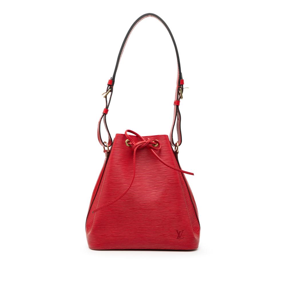 Louis Vuitton B Louis Vuitton Red Epi Leather Leather Epi Petit Noe France