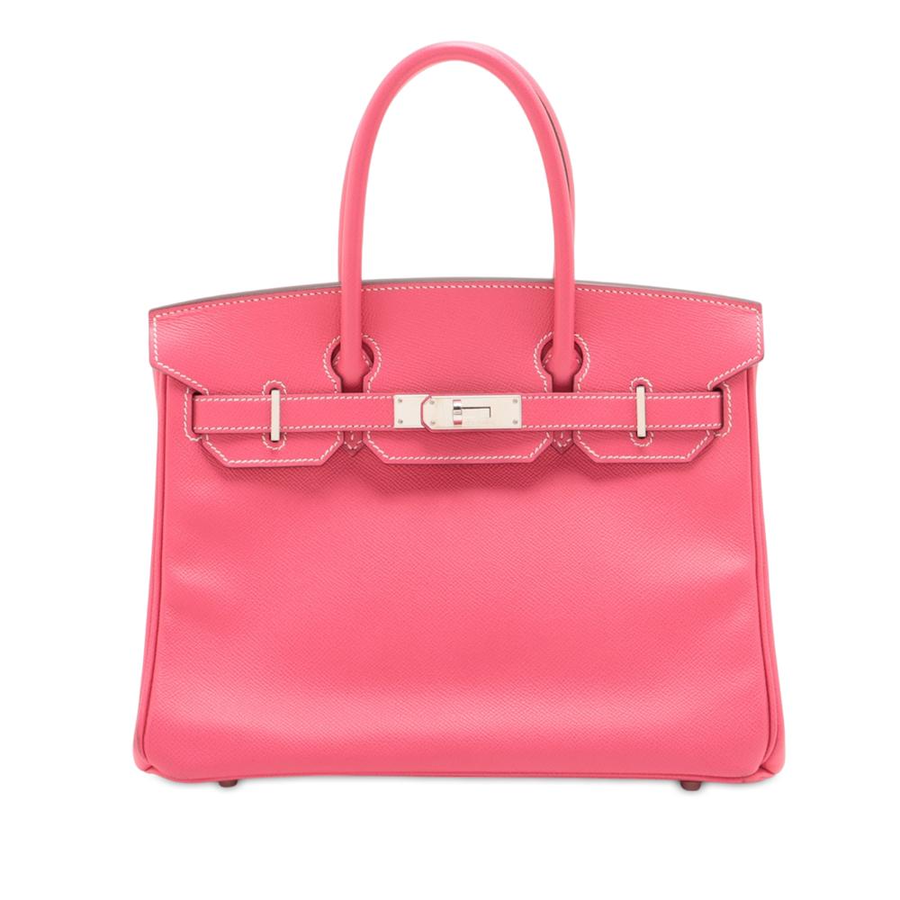 Hermès AB Hermès Pink Hot Pink Calf Leather Epsom Birkin Retourne 30 France