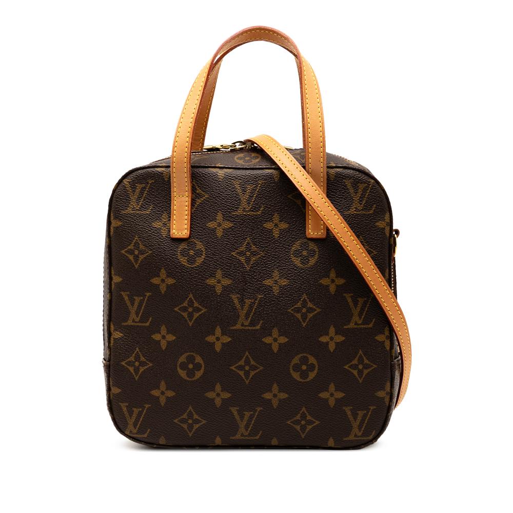 Louis Vuitton B Louis Vuitton Brown Monogram Canvas Fabric Monogram Spontini France