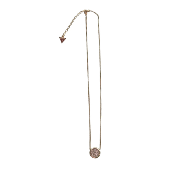 Guess Collier doré avec des cristaux Swarovski
