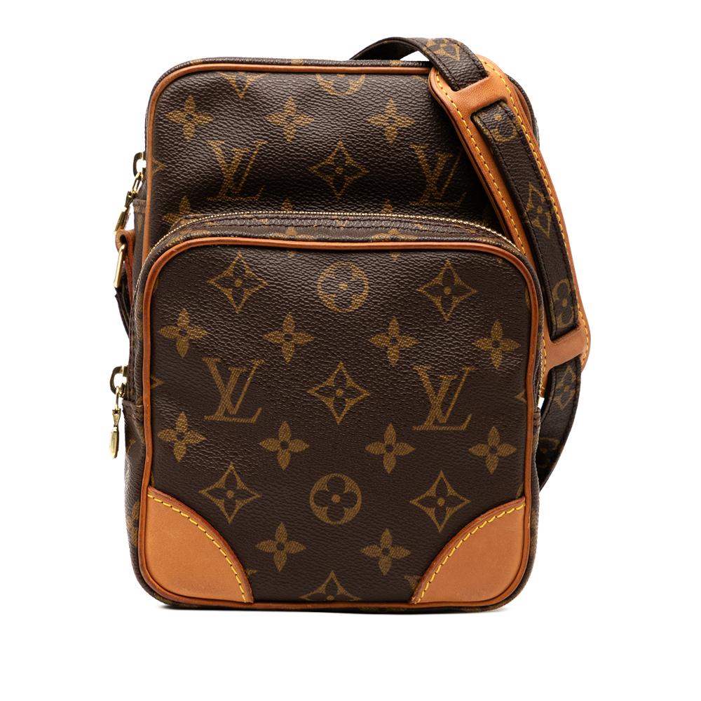 Louis Vuitton B Louis Vuitton Brown Monogram Canvas Fabric Monogram Amazone France