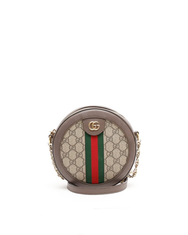 Gucci GG Supreme Ophidia Round Crossbody Bag