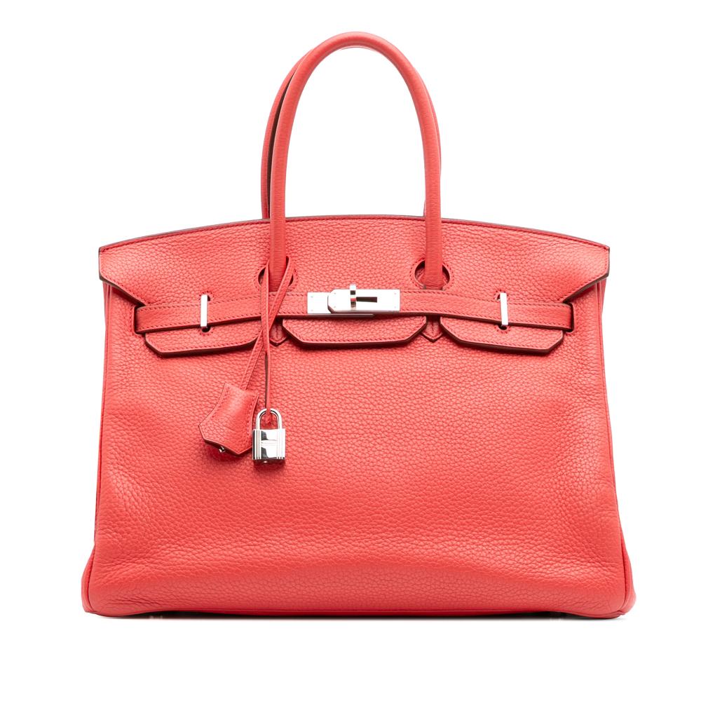 Hermès B Hermès Pink Blush Calf Leather Togo Birkin Retourne 35 France