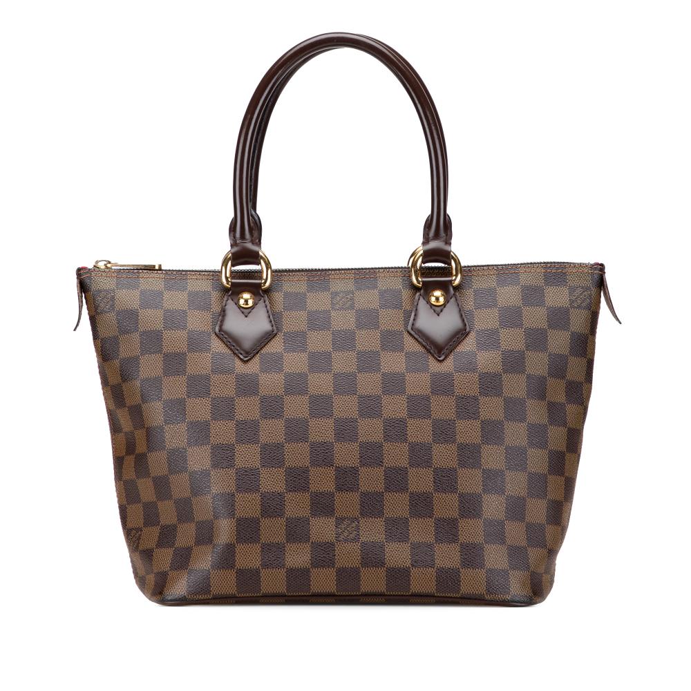 Louis Vuitton B Louis Vuitton Brown Damier Canvas Canvas Damier Ebene Saleya PM France
