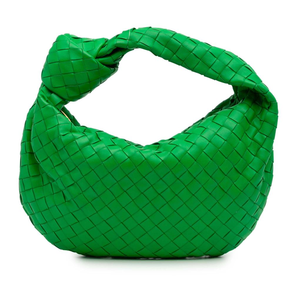 Bottega Veneta B Bottega Veneta Green Nappa Leather Leather Teen Nappa Intrecciato Jodie Italy