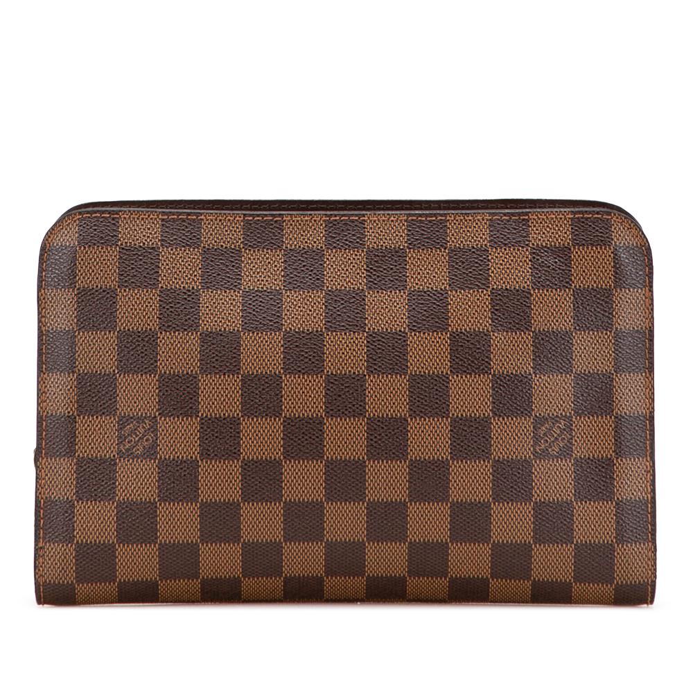 Louis Vuitton AB Louis Vuitton Brown Damier Canvas Fabric Damier Ebene Saint Louis Pochette France