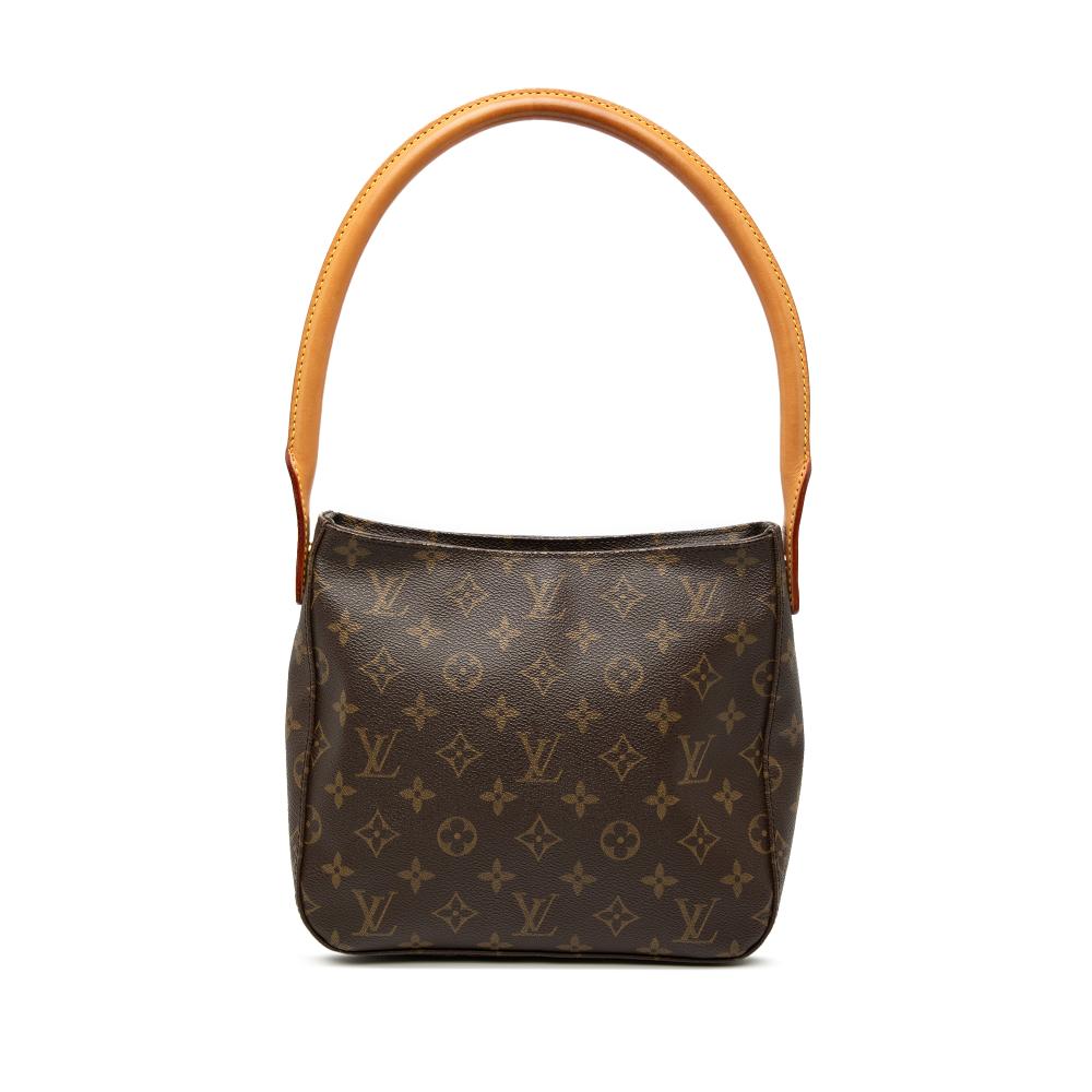 Louis Vuitton AB Louis Vuitton Brown Monogram Canvas Fabric Monogram Looping MM France