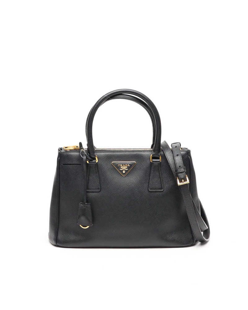 Prada Medium Saffiano Lux Galleria Double Zip Bag