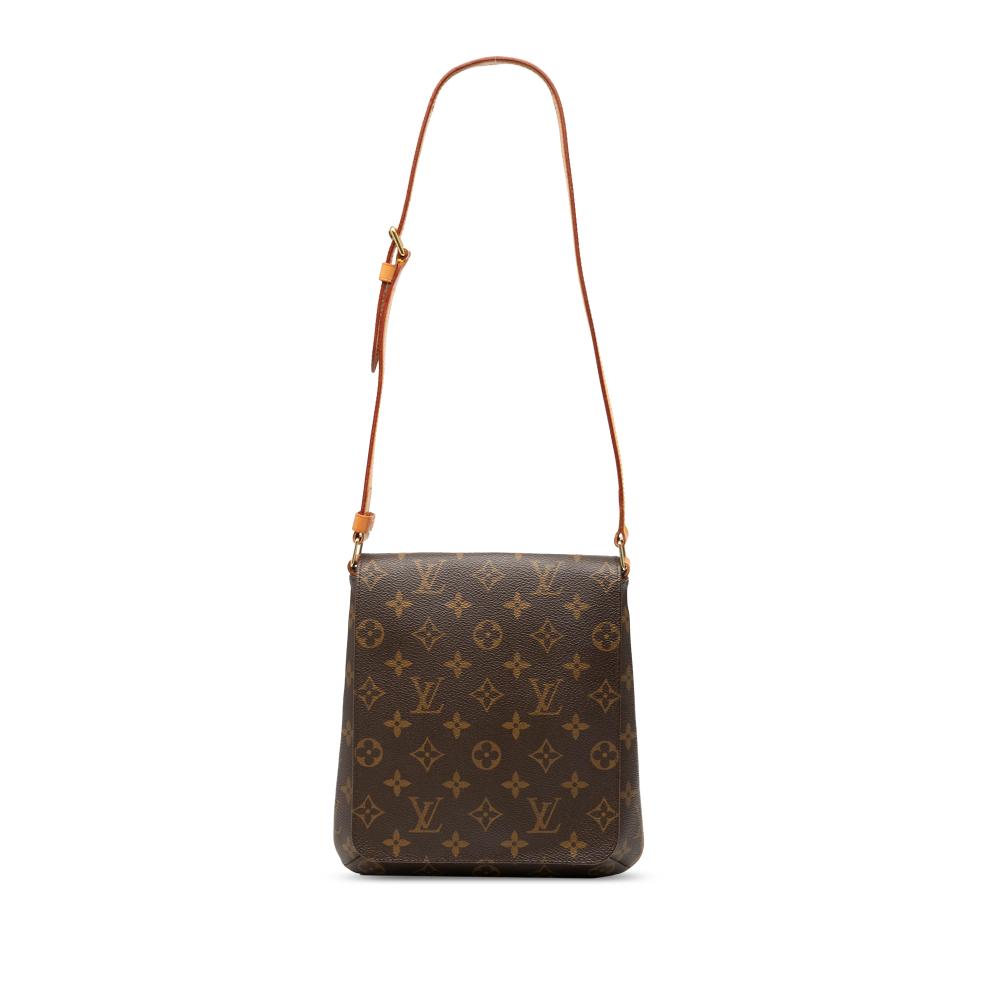 Louis Vuitton B Louis Vuitton Brown Monogram Canvas Fabric Monogram Musette Salsa Short Strap Spain