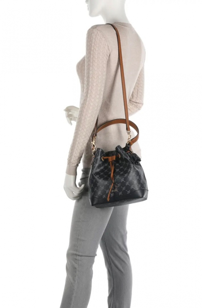 Joop Signature Logo Cortina Bucket Crossbody Bag