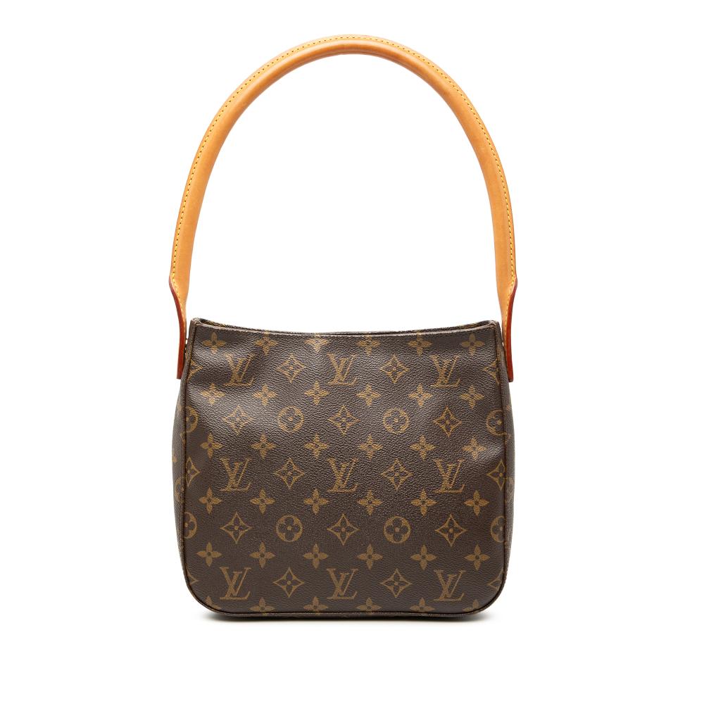 Louis Vuitton B Louis Vuitton Brown Monogram Canvas Fabric Monogram Looping MM France