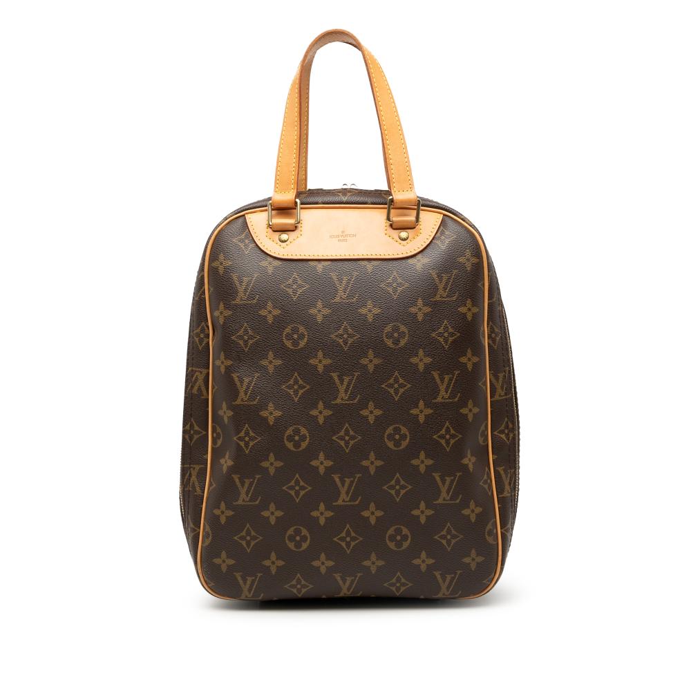 Louis Vuitton B Louis Vuitton Brown Monogram Canvas Fabric Monogram Excursion France